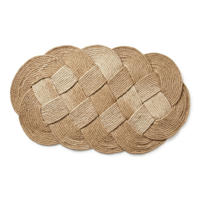Vira Dørmåtte i flettet Jute 40 x 70cm